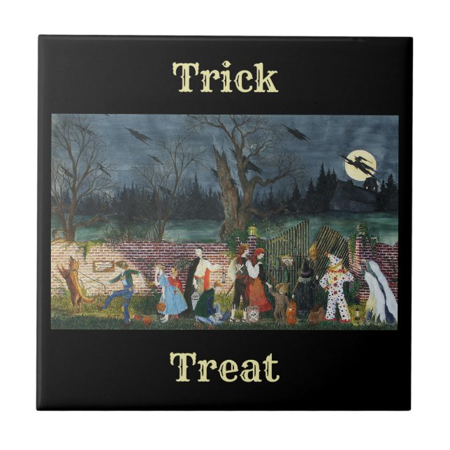 "Trick or Treat!" Tile (Front)
