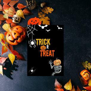 Trick or Treat Time halloween Invitation
