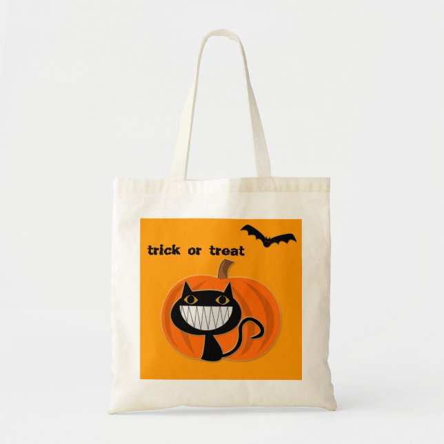 trick or treat tote bag (Front)