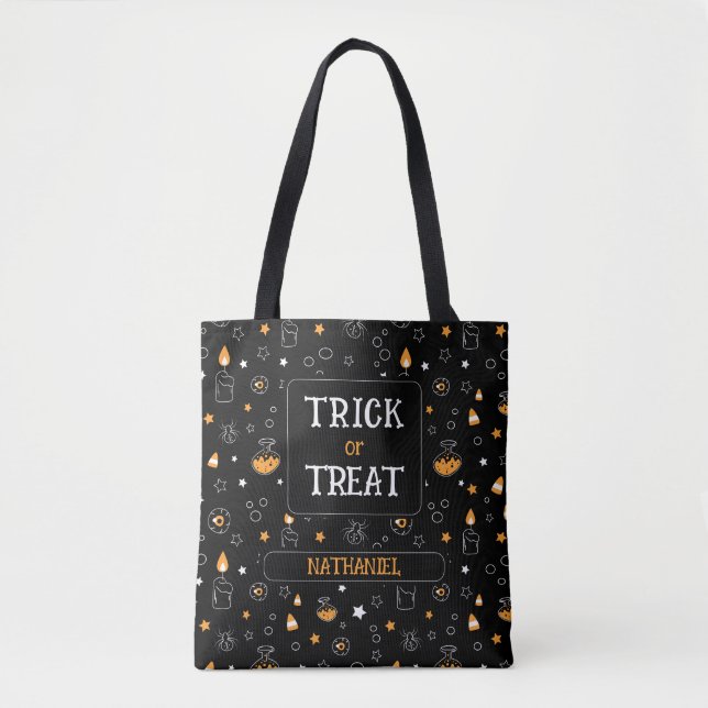 trick or treat tote bag (Front)