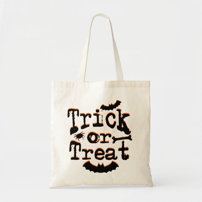 trick or treat tote bag (Front)