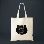 Trick or Treat Tote - Black Cat<br><div class="desc">Add some cuteness to your treats this Halloween with this darling black cat truck or treat tote.</div>