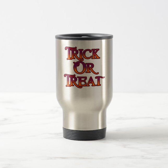 Trick or Treat Travel Mug (Center)