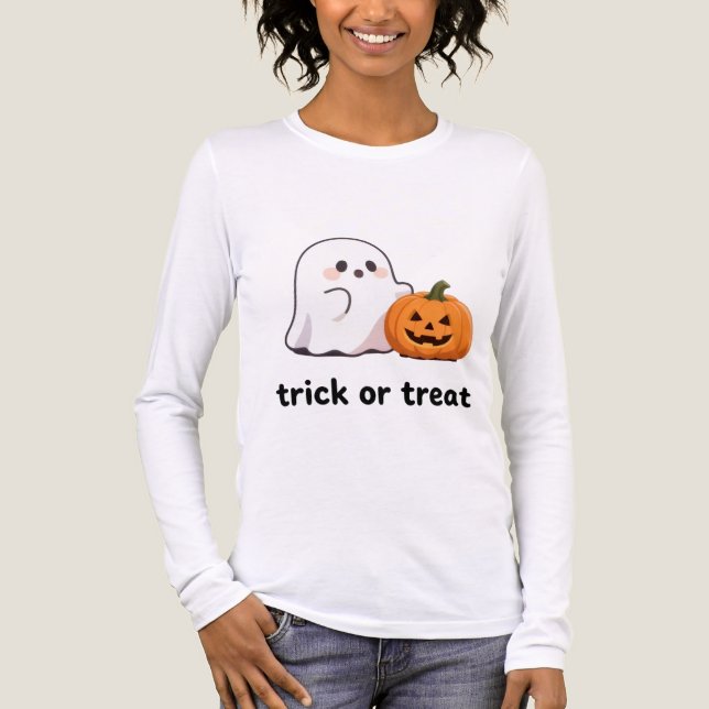 Trick or Treat Tri-Blend Shirt (Front)