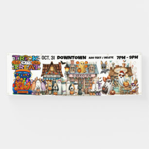 Trick or Treat - Trunk or Treat - Business Banner