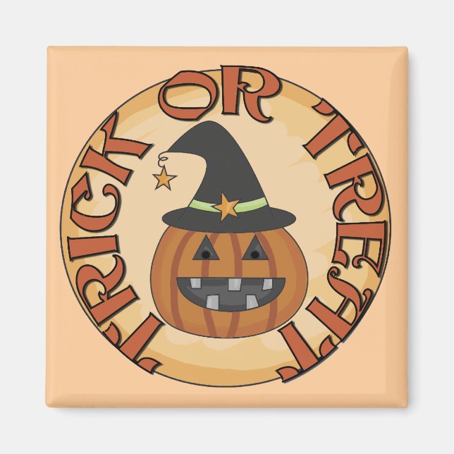 Trick or Treat Tshirts and Gifts Magnet (Front)