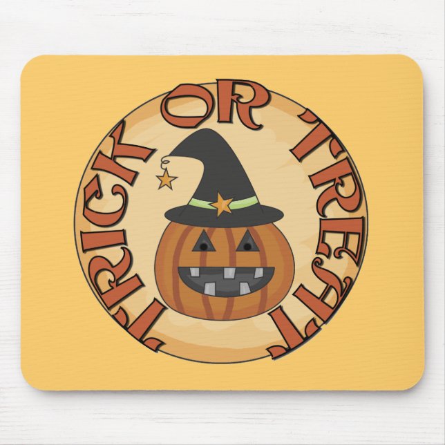 Trick or Treat Tshirts and Gifts Mouse Pad (Front)