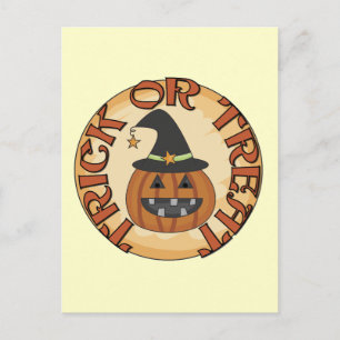 Trick or Treat Tshirts and Gifts Postcard