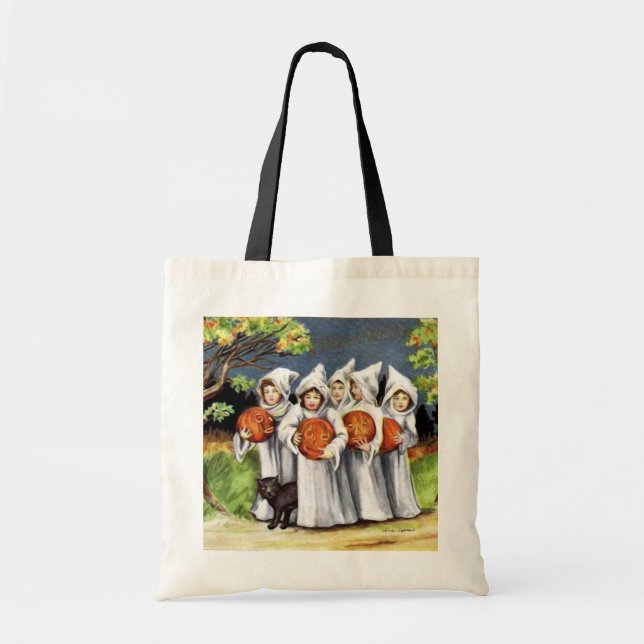 Trick or treat Vintage kids Halloween bag (Front)