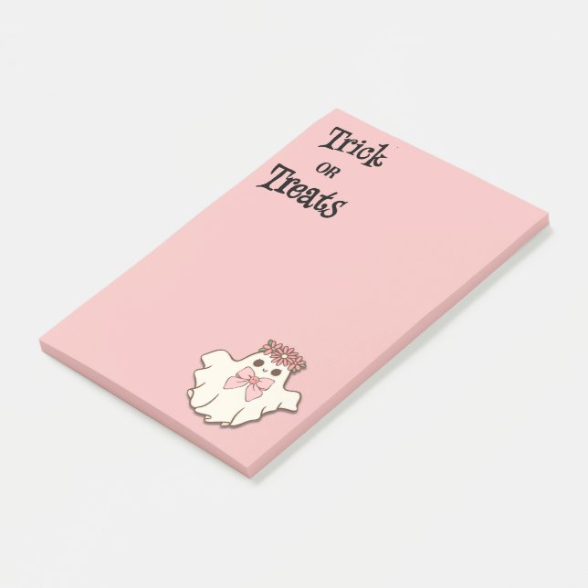 Trick or Treat Whimsy Post-it Notes (Angled)