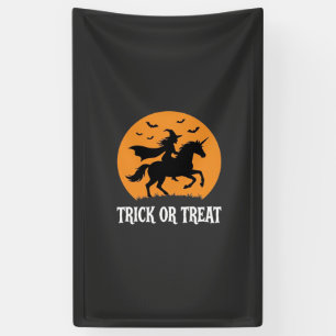 Trick or Treat Witch Unicorn Halloween Design_1 Banner