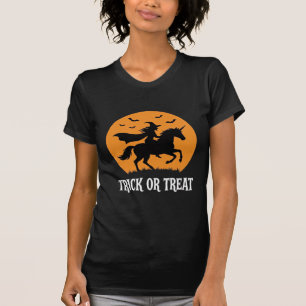Trick or Treat Witch Unicorn Halloween Design_1 T-Shirt
