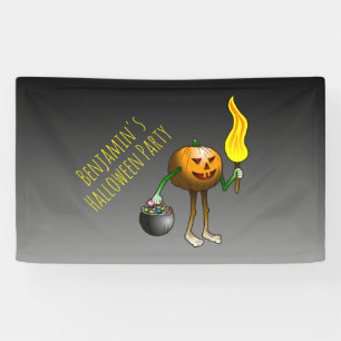 Trick or Treat with Jack O' Lantern Banner