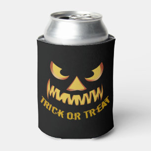 Trick or Treat with Pumpkin Face Can Cooler