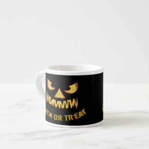 Trick or Treat with Pumpkin Face Espresso Cup