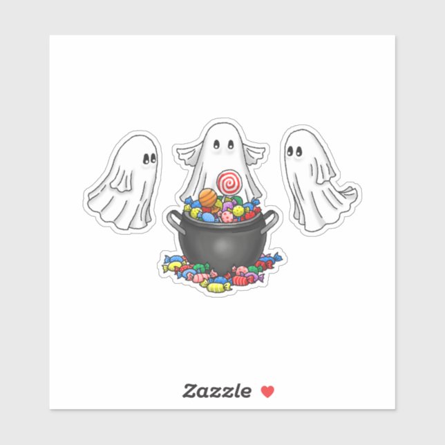 Trick or treat with the ghosts (Sheet)