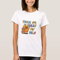 Trick or Treat Yo' Self Funny Halloween T-shirt