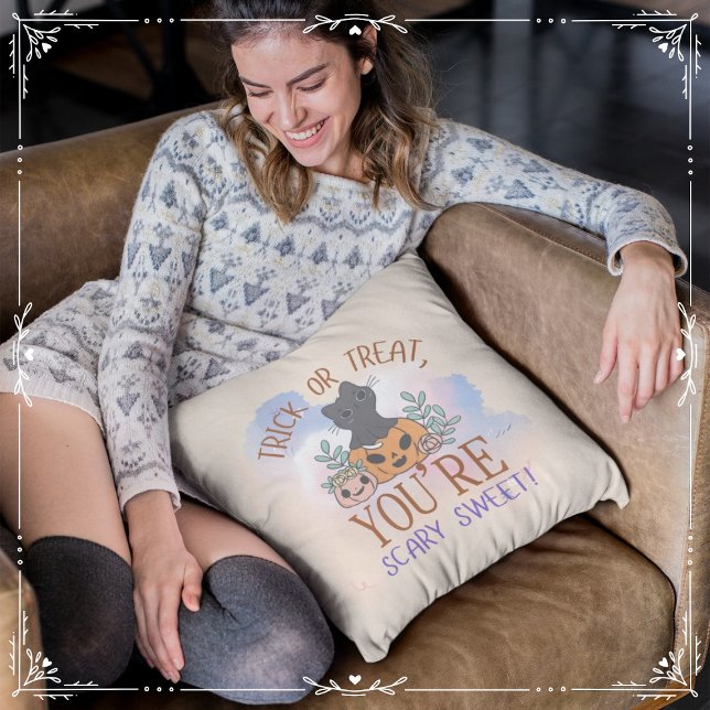 Trick or Treat You're Scary Sweet Cushion (Trick or Treat, You're Scary Sweet! Cover from The Beekeeper Store)
