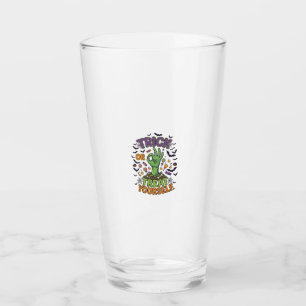 Trick Or Treat Yourself Zombie Hand Halloween Cand Glass