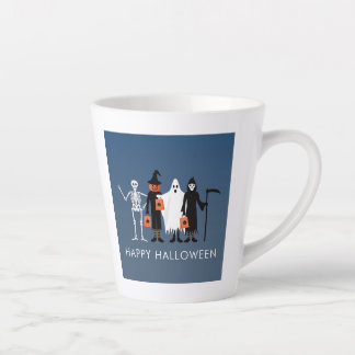 Trick or Treaters Halloween Latte Mug