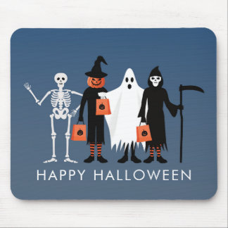 Trick or Treaters Halloween Mouse Mat