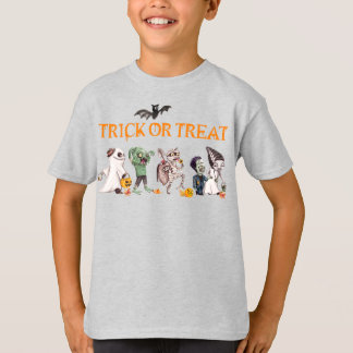 Trick or Treating Monsters on Parade T-Shirt