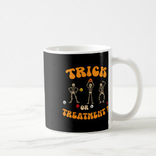Trick Or Treatment Physical Therapy Skeleton Pt Ha Coffee Mug