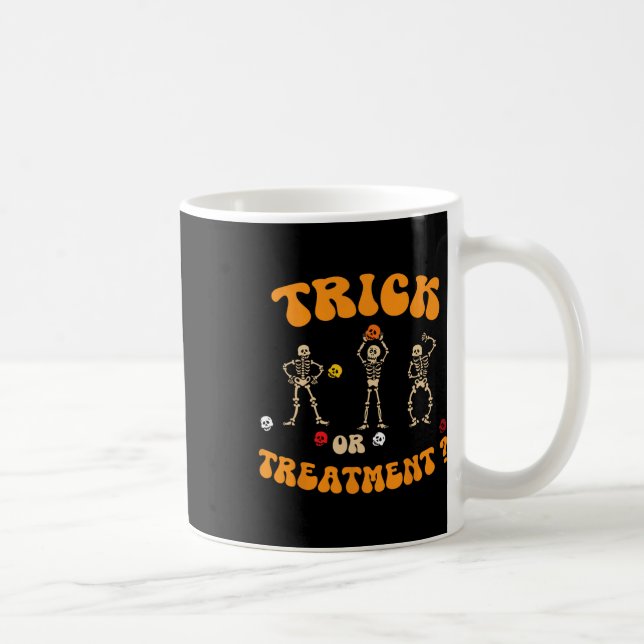 Trick Or Treatment Physical Therapy Skeleton Pt Ha Coffee Mug (Right)