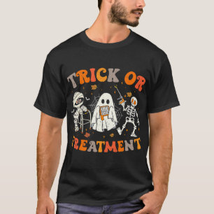 Trick or Treatment PT Physical Therapy Halloween T-Shirt