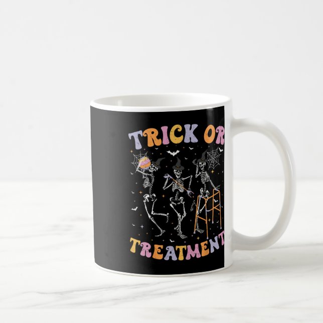 Trick Or Treatment Pt Physical Therapy Therapist H Coffee Mug (Right)