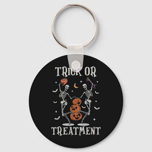 Trick Or Treatment Pt Physical Therapy Therapist H Key Ring (Front)