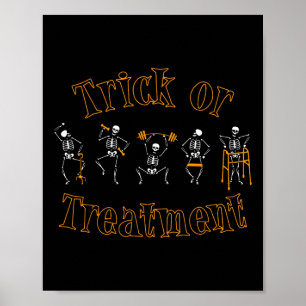 Trick Or Treatment Pt Physical Therapy Therapist H Poster