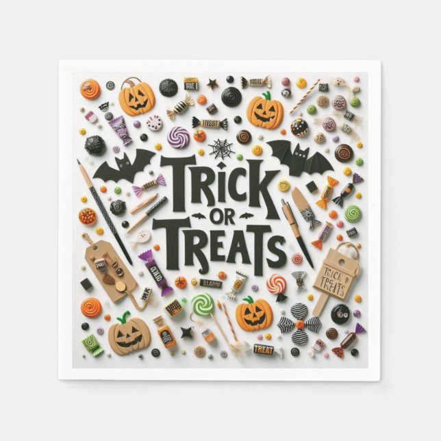 Trick or Treats Napkin (Front)