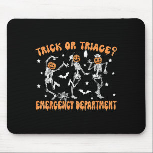 Trick Or Triage Emergency Department Er Skeleton H Mouse Pad