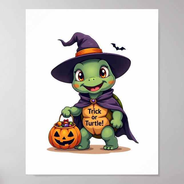 Trick-or-Turtle Poster (Front)