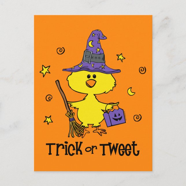 Trick or Tweet Postcard (Front)