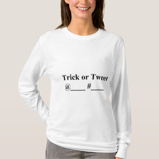 Trick or Tweet Women's Hanes Nano Long Sleeve T T-Shirt