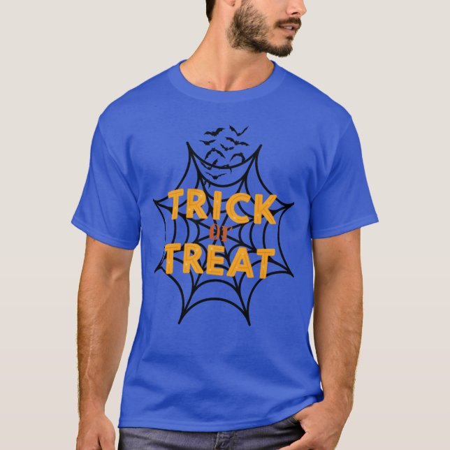 TRICK ORREAT HALLOWEEN vintage T-Shirt (Front)