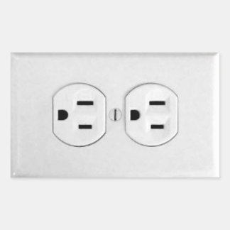 Trick Outlet Rectangular Sticker