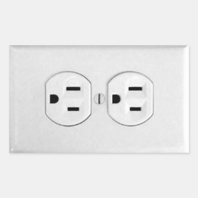 Trick Outlet Rectangular Sticker (Front)