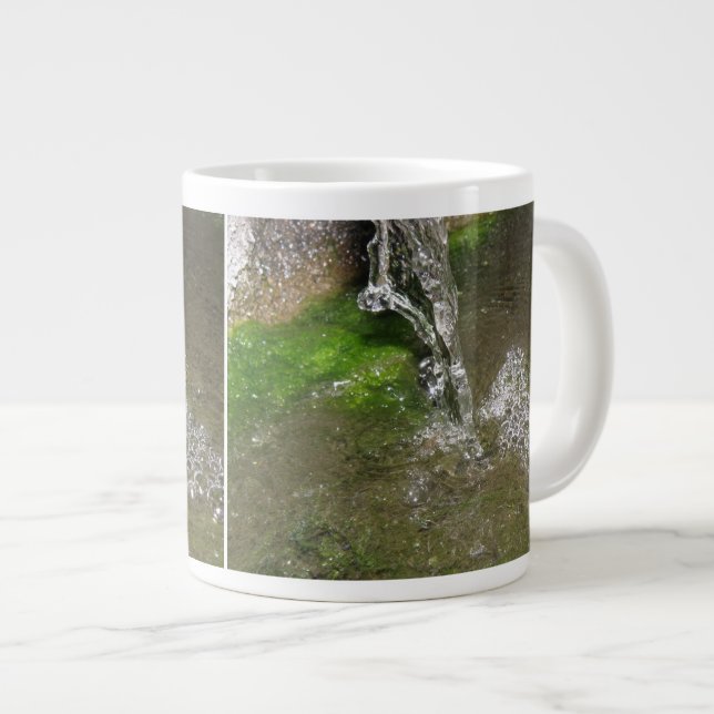 Trickling Waterfall Bubbling Water Mug (Front Right)