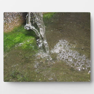 Trickling Waterfall Bubbling Water Plaque