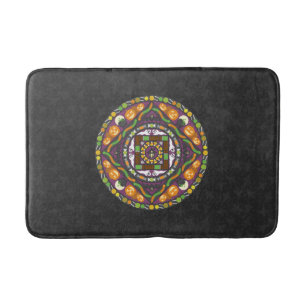 Tricks and Treats Mandala Bath Mat