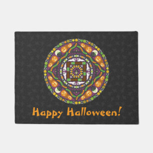 Tricks and Treats Mandala Doormat