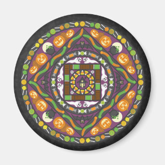 Tricks and Treats Mandala Magnet
