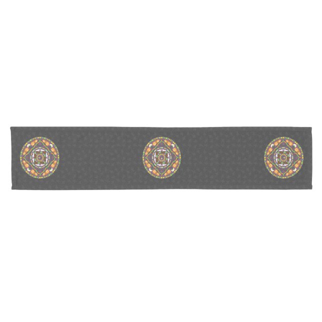 Tricks and Treats Mandala Table Runner (Horizontal)