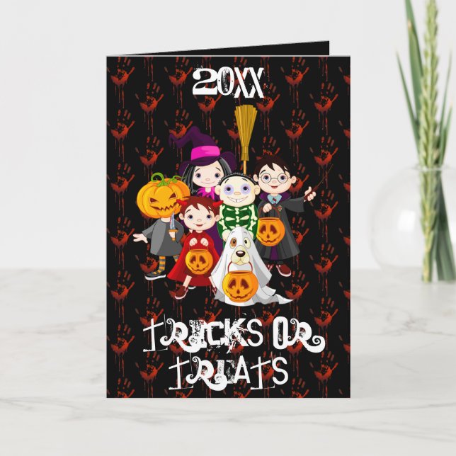 Tricks or Treats Card (Front)
