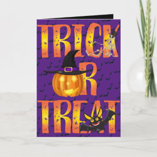 Tricks or Treats Card