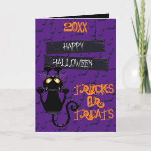Tricks or Treats Card