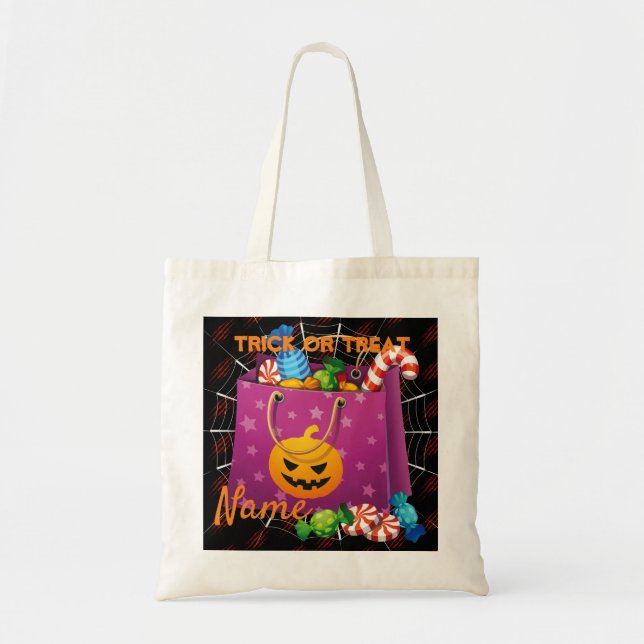 Tricks or Treats Tote Bag (Front)